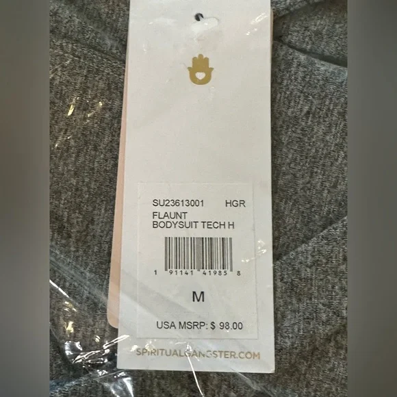 Spiritual Gangster Flaunt Tech Jersey Bodysuit - Picture 4 of 4